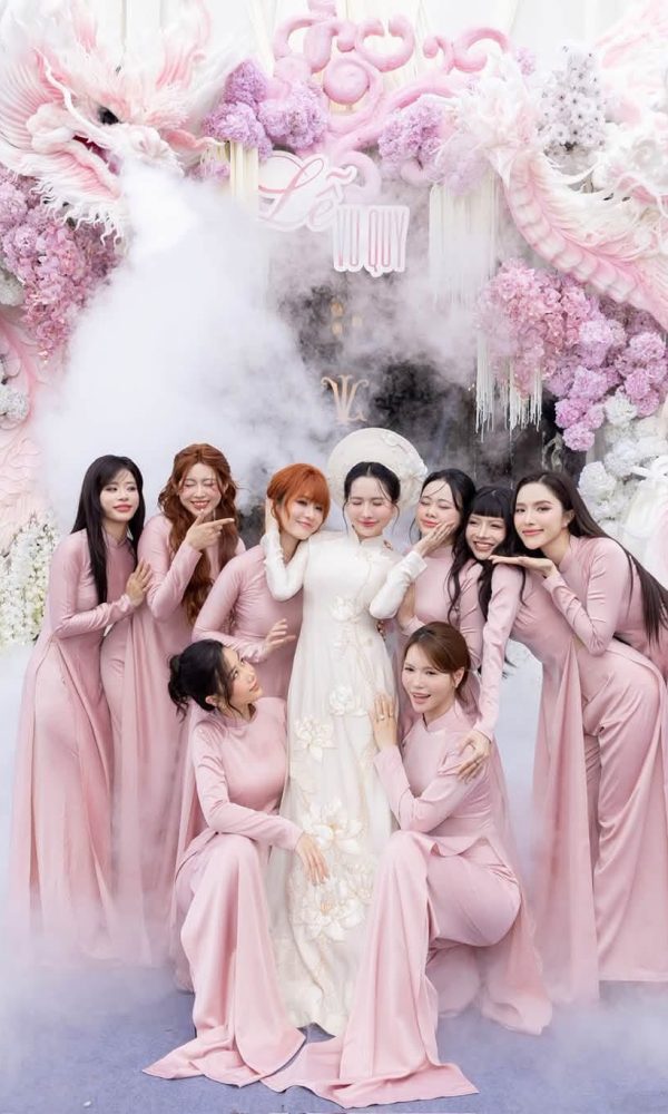 Áo Dài Nữ Baby Rose