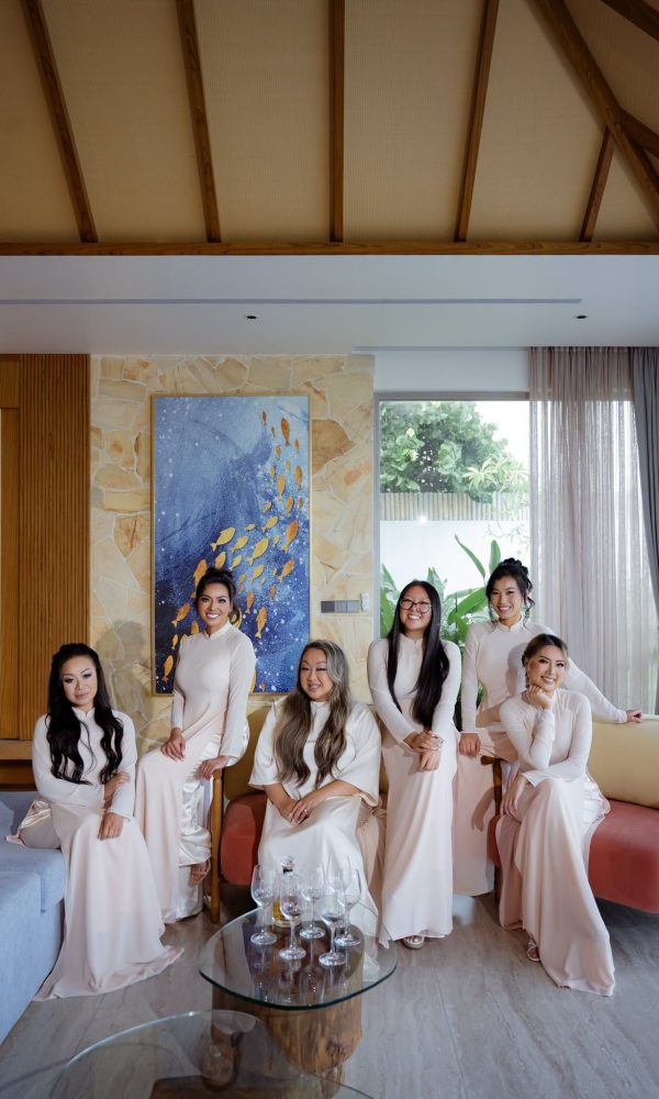 Áo Dài Nữ Be Rose